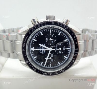 Best Replica Omega Speedmaster 42mm Watch Stainless Steel Black Dial